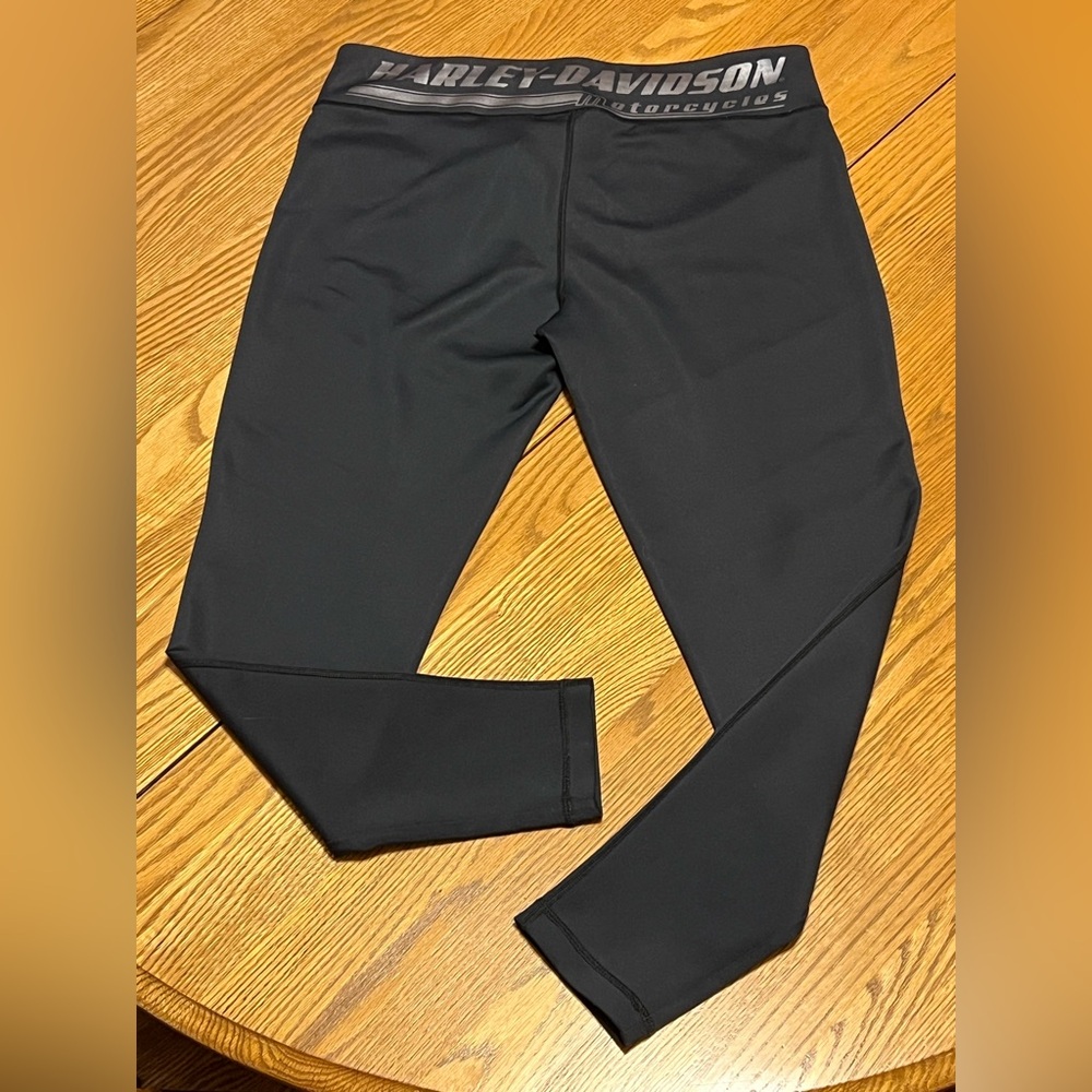 Harley-Davidson® Women's Mesh Accent Activewear Legging, Black - XL 🖤 - Picture 4 of 13